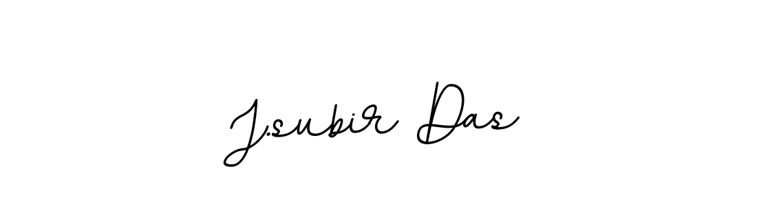 How to make J.subir Das signature? BallpointsItalic-DORy9 is a professional autograph style. Create handwritten signature for J.subir Das name. J.subir Das signature style 11 images and pictures png