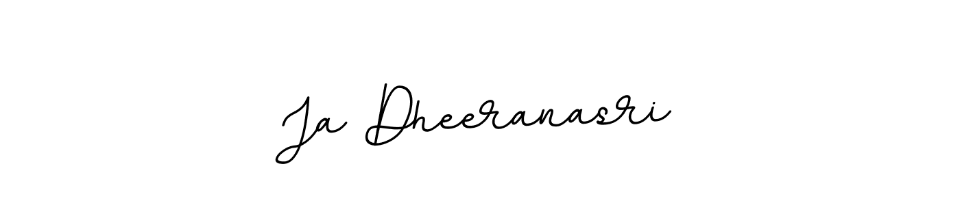 Design your own signature with our free online signature maker. With this signature software, you can create a handwritten (BallpointsItalic-DORy9) signature for name Ja Dheeranasri. Ja Dheeranasri signature style 11 images and pictures png