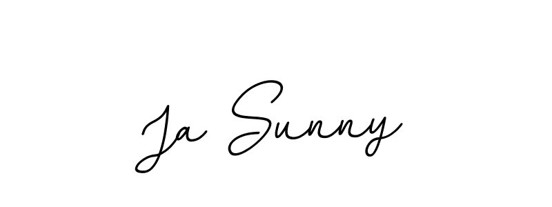 Make a beautiful signature design for name Ja Sunny. With this signature (BallpointsItalic-DORy9) style, you can create a handwritten signature for free. Ja Sunny signature style 11 images and pictures png