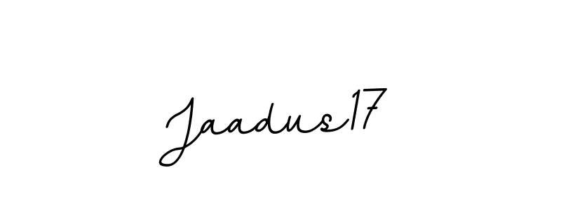 if you are searching for the best signature style for your name Jaadus17. so please give up your signature search. here we have designed multiple signature styles  using BallpointsItalic-DORy9. Jaadus17 signature style 11 images and pictures png