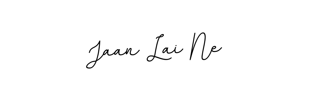 Also You can easily find your signature by using the search form. We will create Jaan Lai Ne name handwritten signature images for you free of cost using BallpointsItalic-DORy9 sign style. Jaan Lai Ne signature style 11 images and pictures png