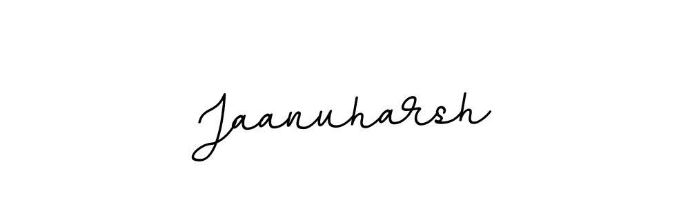 The best way (BallpointsItalic-DORy9) to make a short signature is to pick only two or three words in your name. The name Jaanuharsh include a total of six letters. For converting this name. Jaanuharsh signature style 11 images and pictures png
