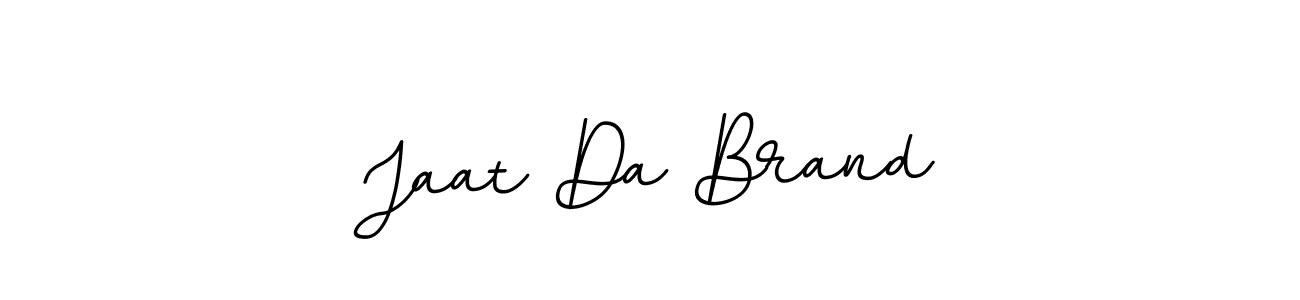 Design your own signature with our free online signature maker. With this signature software, you can create a handwritten (BallpointsItalic-DORy9) signature for name Jaat Da Brand. Jaat Da Brand signature style 11 images and pictures png