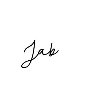 Make a beautiful signature design for name Jab. With this signature (BallpointsItalic-DORy9) style, you can create a handwritten signature for free. Jab signature style 11 images and pictures png