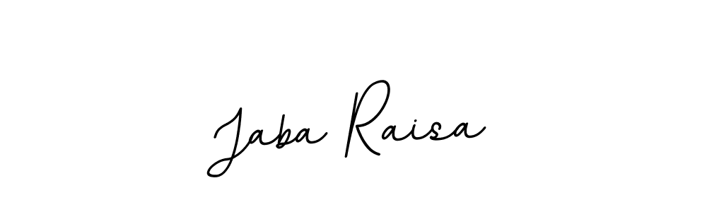 Make a beautiful signature design for name Jaba Raisa. With this signature (BallpointsItalic-DORy9) style, you can create a handwritten signature for free. Jaba Raisa signature style 11 images and pictures png