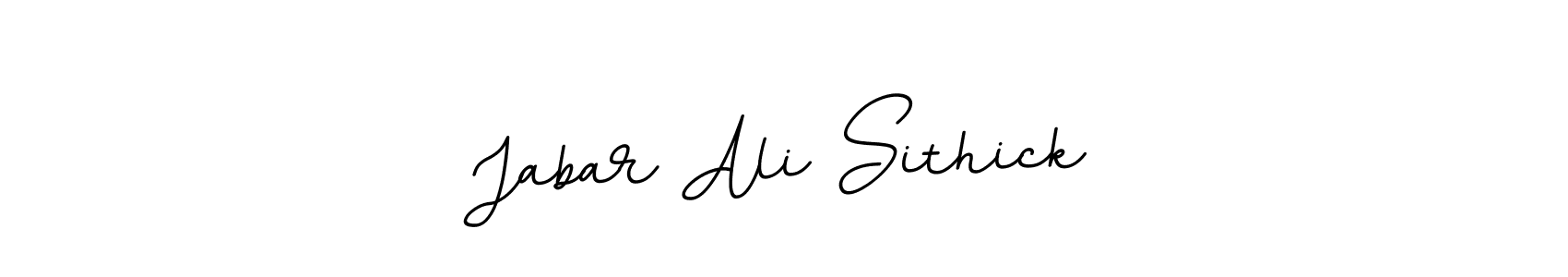 Design your own signature with our free online signature maker. With this signature software, you can create a handwritten (BallpointsItalic-DORy9) signature for name Jabar Ali Sithick. Jabar Ali Sithick signature style 11 images and pictures png