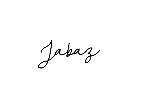 Create a beautiful signature design for name Jabaz. With this signature (BallpointsItalic-DORy9) fonts, you can make a handwritten signature for free. Jabaz signature style 11 images and pictures png