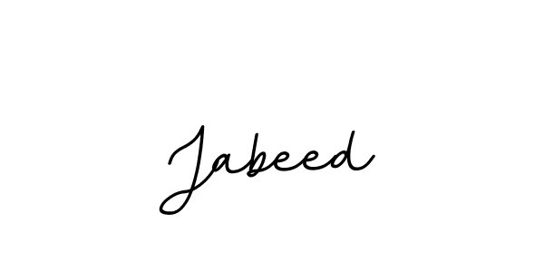 Make a beautiful signature design for name Jabeed. With this signature (BallpointsItalic-DORy9) style, you can create a handwritten signature for free. Jabeed signature style 11 images and pictures png
