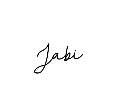 How to make Jabi name signature. Use BallpointsItalic-DORy9 style for creating short signs online. This is the latest handwritten sign. Jabi signature style 11 images and pictures png