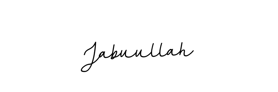 Use a signature maker to create a handwritten signature online. With this signature software, you can design (BallpointsItalic-DORy9) your own signature for name Jabuullah. Jabuullah signature style 11 images and pictures png