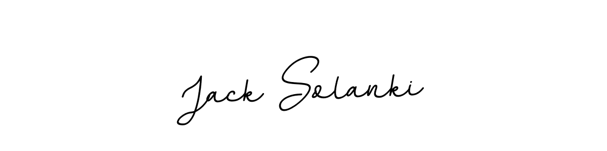 How to make Jack Solanki name signature. Use BallpointsItalic-DORy9 style for creating short signs online. This is the latest handwritten sign. Jack Solanki signature style 11 images and pictures png