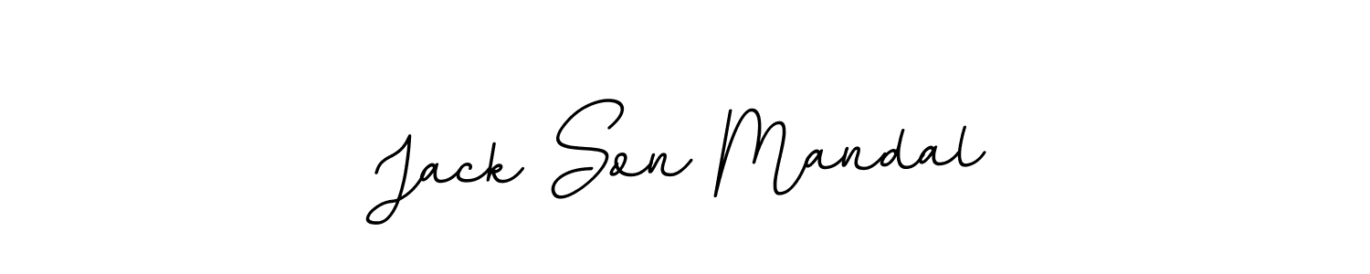 You should practise on your own different ways (BallpointsItalic-DORy9) to write your name (Jack Son Mandal) in signature. don't let someone else do it for you. Jack Son Mandal signature style 11 images and pictures png