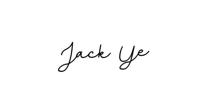 Make a beautiful signature design for name Jack Ye. With this signature (BallpointsItalic-DORy9) style, you can create a handwritten signature for free. Jack Ye signature style 11 images and pictures png