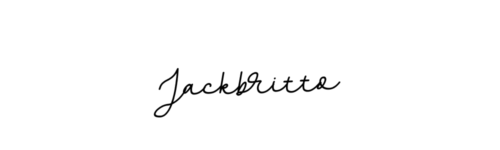 How to make Jackbritto signature? BallpointsItalic-DORy9 is a professional autograph style. Create handwritten signature for Jackbritto name. Jackbritto signature style 11 images and pictures png
