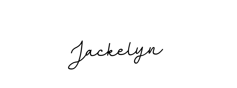 How to make Jackelyn name signature. Use BallpointsItalic-DORy9 style for creating short signs online. This is the latest handwritten sign. Jackelyn signature style 11 images and pictures png