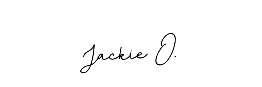 It looks lik you need a new signature style for name Jackie O.. Design unique handwritten (BallpointsItalic-DORy9) signature with our free signature maker in just a few clicks. Jackie O. signature style 11 images and pictures png