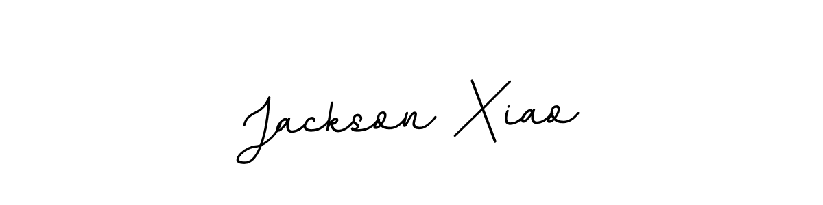 Create a beautiful signature design for name Jackson Xiao. With this signature (BallpointsItalic-DORy9) fonts, you can make a handwritten signature for free. Jackson Xiao signature style 11 images and pictures png