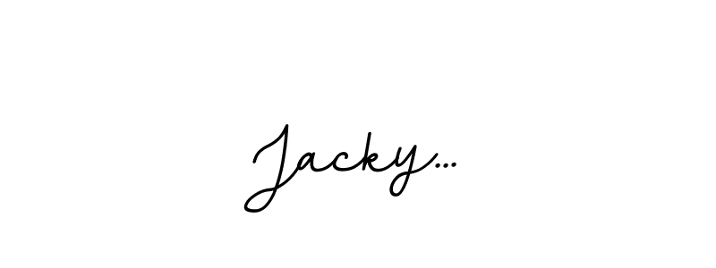 Once you've used our free online signature maker to create your best signature BallpointsItalic-DORy9 style, it's time to enjoy all of the benefits that Jacky... name signing documents. Jacky... signature style 11 images and pictures png