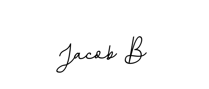 Jacob B stylish signature style. Best Handwritten Sign (BallpointsItalic-DORy9) for my name. Handwritten Signature Collection Ideas for my name Jacob B. Jacob B signature style 11 images and pictures png