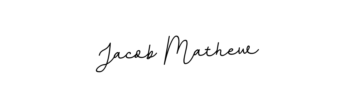 This is the best signature style for the Jacob Mathew name. Also you like these signature font (BallpointsItalic-DORy9). Mix name signature. Jacob Mathew signature style 11 images and pictures png