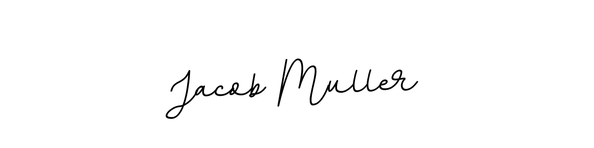 Design your own signature with our free online signature maker. With this signature software, you can create a handwritten (BallpointsItalic-DORy9) signature for name Jacob Muller. Jacob Muller signature style 11 images and pictures png