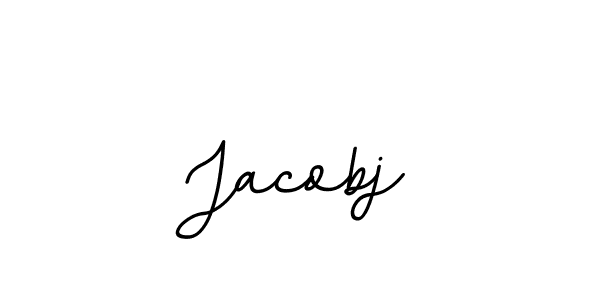 Use a signature maker to create a handwritten signature online. With this signature software, you can design (BallpointsItalic-DORy9) your own signature for name Jacobj. Jacobj signature style 11 images and pictures png