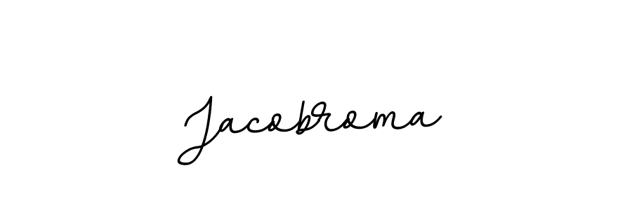 Design your own signature with our free online signature maker. With this signature software, you can create a handwritten (BallpointsItalic-DORy9) signature for name Jacobroma. Jacobroma signature style 11 images and pictures png