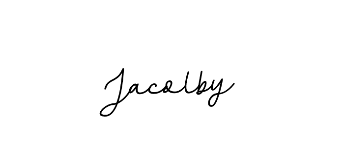 You should practise on your own different ways (BallpointsItalic-DORy9) to write your name (Jacolby) in signature. don't let someone else do it for you. Jacolby signature style 11 images and pictures png