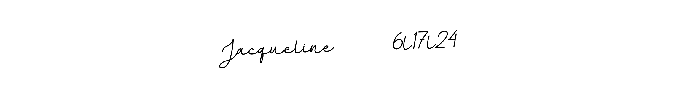 Here are the top 10 professional signature styles for the name Jacqueline      6l17l24. These are the best autograph styles you can use for your name. Jacqueline      6l17l24 signature style 11 images and pictures png