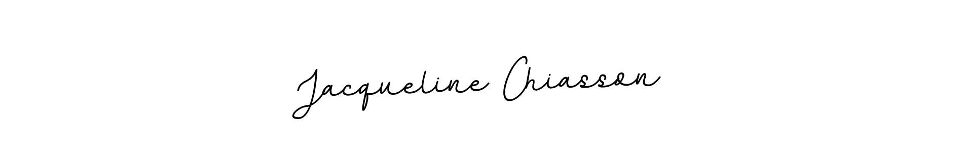 The best way (BallpointsItalic-DORy9) to make a short signature is to pick only two or three words in your name. The name Jacqueline Chiasson include a total of six letters. For converting this name. Jacqueline Chiasson signature style 11 images and pictures png