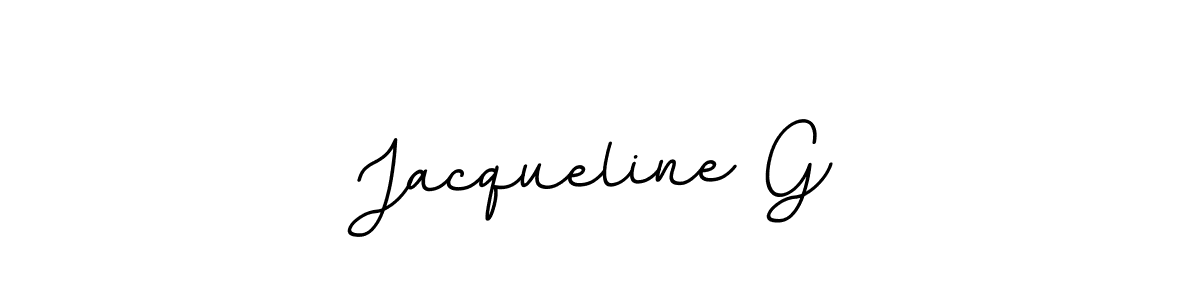 How to Draw Jacqueline G signature style? BallpointsItalic-DORy9 is a latest design signature styles for name Jacqueline G. Jacqueline G signature style 11 images and pictures png