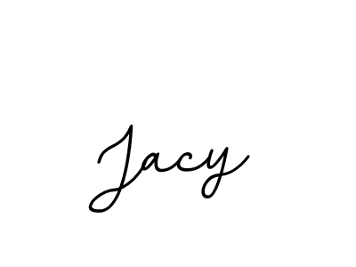 The best way (BallpointsItalic-DORy9) to make a short signature is to pick only two or three words in your name. The name Jacy include a total of six letters. For converting this name. Jacy signature style 11 images and pictures png