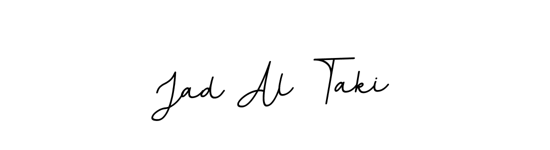 Make a beautiful signature design for name Jad Al Taki. With this signature (BallpointsItalic-DORy9) style, you can create a handwritten signature for free. Jad Al Taki signature style 11 images and pictures png