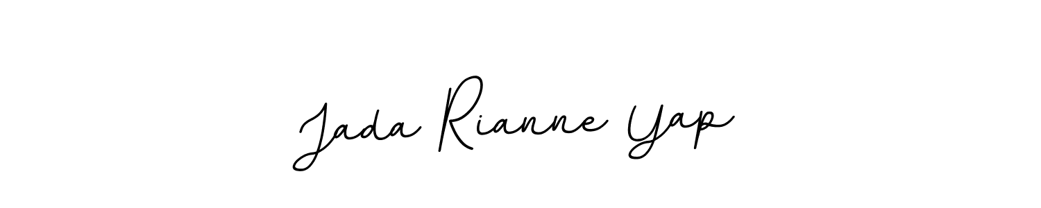 This is the best signature style for the Jada Rianne Yap name. Also you like these signature font (BallpointsItalic-DORy9). Mix name signature. Jada Rianne Yap signature style 11 images and pictures png