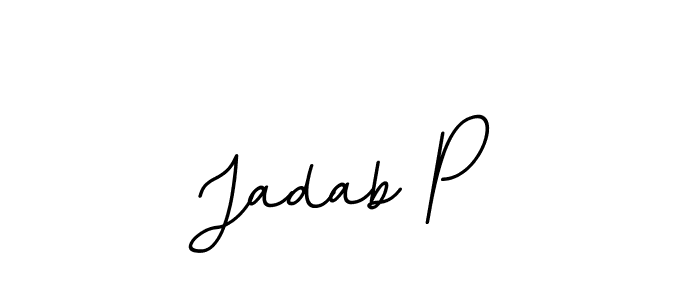 Also You can easily find your signature by using the search form. We will create Jadab P name handwritten signature images for you free of cost using BallpointsItalic-DORy9 sign style. Jadab P signature style 11 images and pictures png