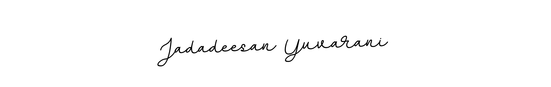 How to make Jadadeesan Yuvarani signature? BallpointsItalic-DORy9 is a professional autograph style. Create handwritten signature for Jadadeesan Yuvarani name. Jadadeesan Yuvarani signature style 11 images and pictures png