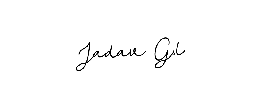 How to make Jadav G.l signature? BallpointsItalic-DORy9 is a professional autograph style. Create handwritten signature for Jadav G.l name. Jadav G.l signature style 11 images and pictures png