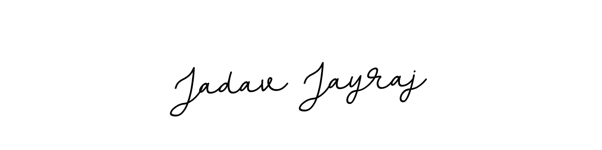 Make a beautiful signature design for name Jadav Jayraj. With this signature (BallpointsItalic-DORy9) style, you can create a handwritten signature for free. Jadav Jayraj signature style 11 images and pictures png
