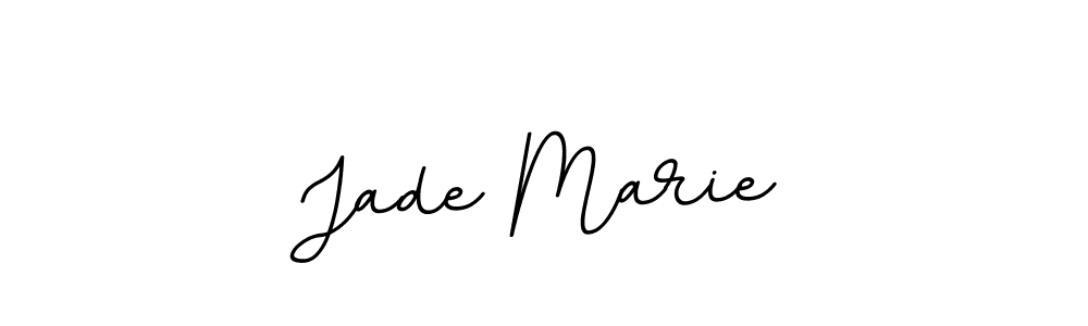 Design your own signature with our free online signature maker. With this signature software, you can create a handwritten (BallpointsItalic-DORy9) signature for name Jade Marie. Jade Marie signature style 11 images and pictures png