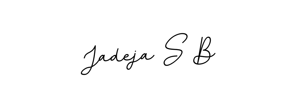 Also we have Jadeja S B name is the best signature style. Create professional handwritten signature collection using BallpointsItalic-DORy9 autograph style. Jadeja S B signature style 11 images and pictures png