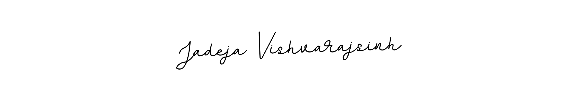 How to make Jadeja Vishvarajsinh name signature. Use BallpointsItalic-DORy9 style for creating short signs online. This is the latest handwritten sign. Jadeja Vishvarajsinh signature style 11 images and pictures png