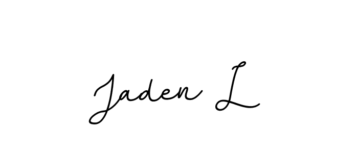 BallpointsItalic-DORy9 is a professional signature style that is perfect for those who want to add a touch of class to their signature. It is also a great choice for those who want to make their signature more unique. Get Jaden L name to fancy signature for free. Jaden L signature style 11 images and pictures png