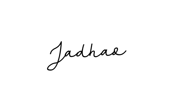 Design your own signature with our free online signature maker. With this signature software, you can create a handwritten (BallpointsItalic-DORy9) signature for name Jadhao. Jadhao signature style 11 images and pictures png