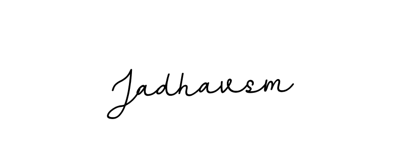 Use a signature maker to create a handwritten signature online. With this signature software, you can design (BallpointsItalic-DORy9) your own signature for name Jadhavsm. Jadhavsm signature style 11 images and pictures png
