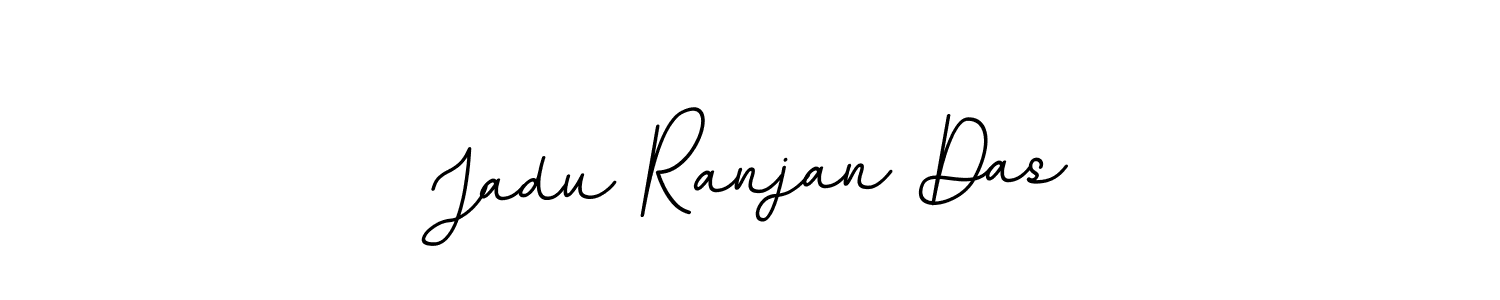 Make a beautiful signature design for name Jadu Ranjan Das. With this signature (BallpointsItalic-DORy9) style, you can create a handwritten signature for free. Jadu Ranjan Das signature style 11 images and pictures png