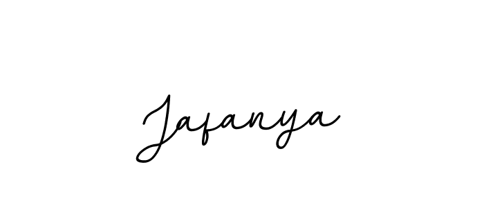 How to make Jafanya name signature. Use BallpointsItalic-DORy9 style for creating short signs online. This is the latest handwritten sign. Jafanya signature style 11 images and pictures png
