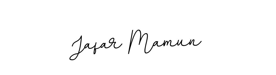 How to make Jafar Mamun name signature. Use BallpointsItalic-DORy9 style for creating short signs online. This is the latest handwritten sign. Jafar Mamun signature style 11 images and pictures png