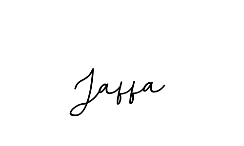 Use a signature maker to create a handwritten signature online. With this signature software, you can design (BallpointsItalic-DORy9) your own signature for name Jaffa. Jaffa signature style 11 images and pictures png