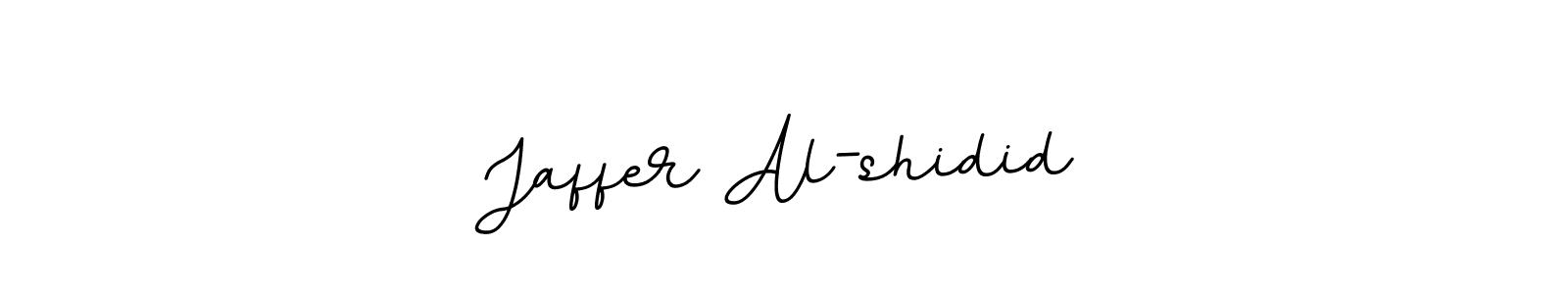 How to make Jaffer Al-shidid name signature. Use BallpointsItalic-DORy9 style for creating short signs online. This is the latest handwritten sign. Jaffer Al-shidid signature style 11 images and pictures png