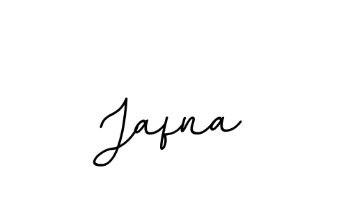 Design your own signature with our free online signature maker. With this signature software, you can create a handwritten (BallpointsItalic-DORy9) signature for name Jafna. Jafna signature style 11 images and pictures png